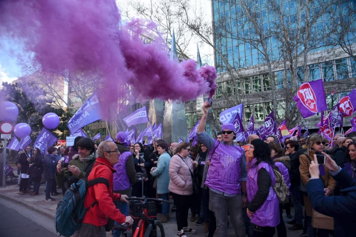 Concentraciones por el 8-M en Zaragoza