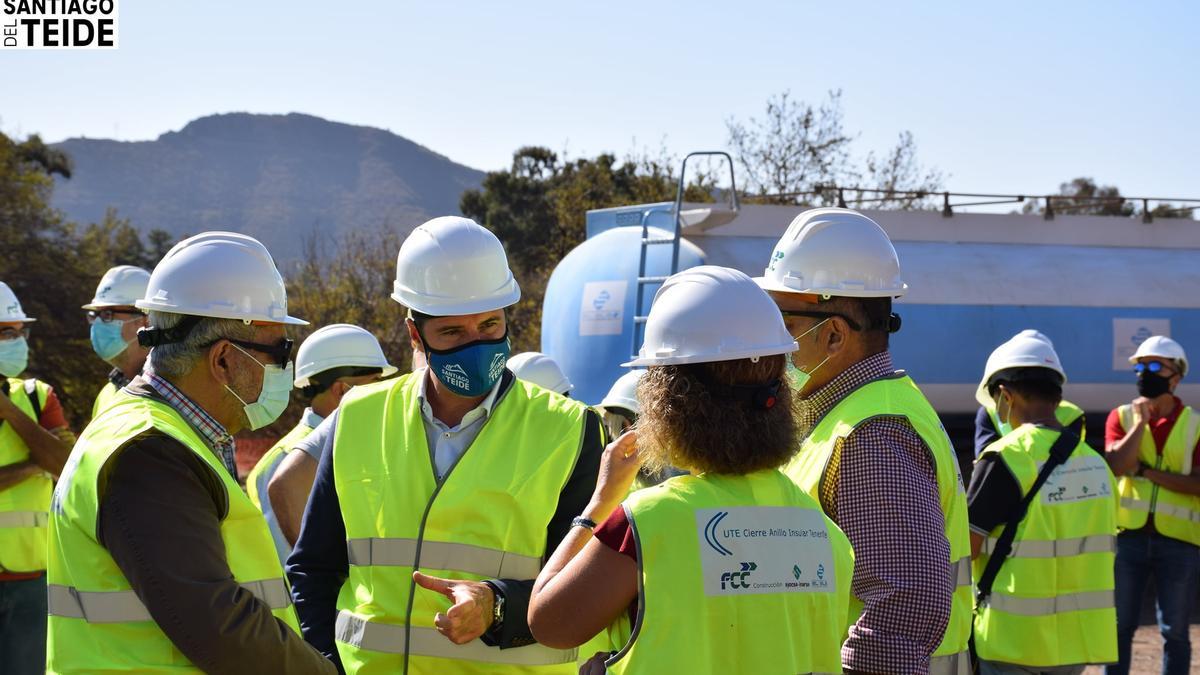 El Alcalde solicita que se aceleren las medidas aprobadas para evitar los problemas de polvo en suspensión con las obras del anillo insular