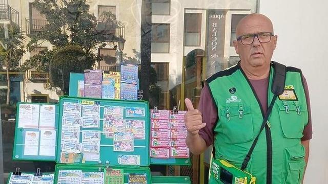 José Manuel Pereira, vendedor de la ONCE