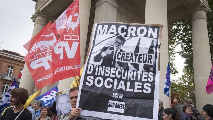 La reforma laboral de Macron se enfrenta a su primera prueba de fuego