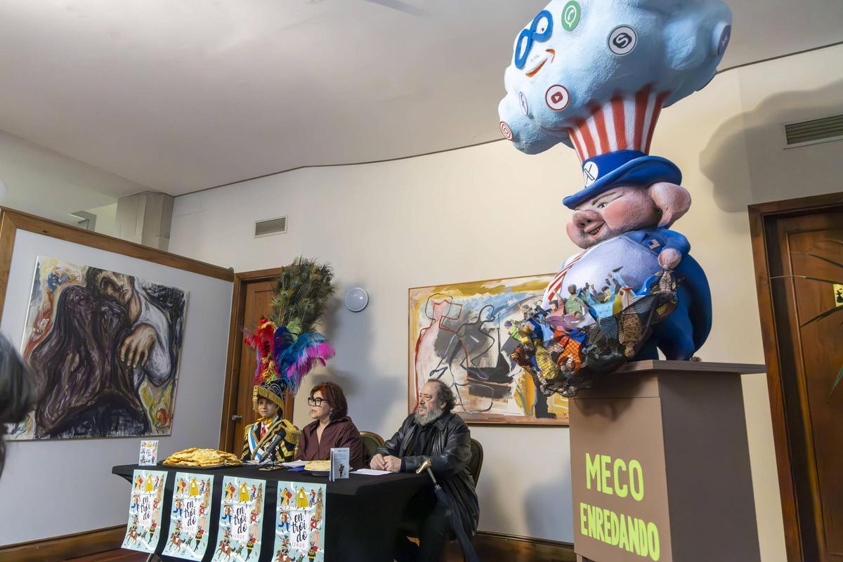 Un Entroido que reivindica o rural e ironiza co uso das redes sociais