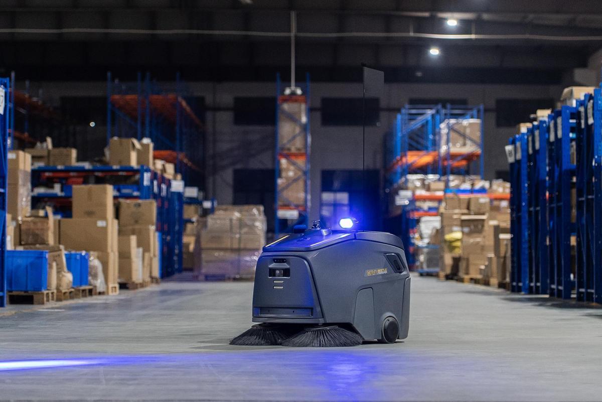 Robot autonomo de limpieza para industria