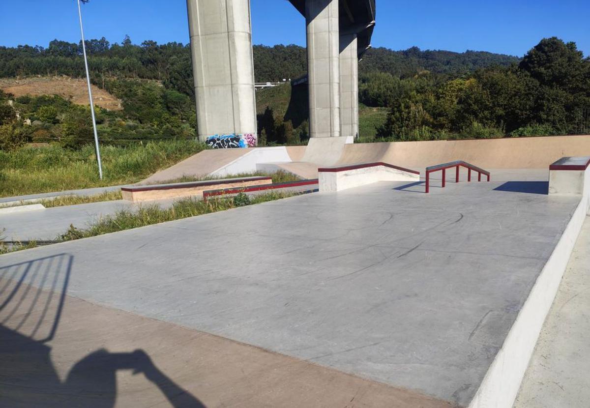 Las instalaciones, bajo el viaducto, utilizadas ya esta semana. | F.G.S.