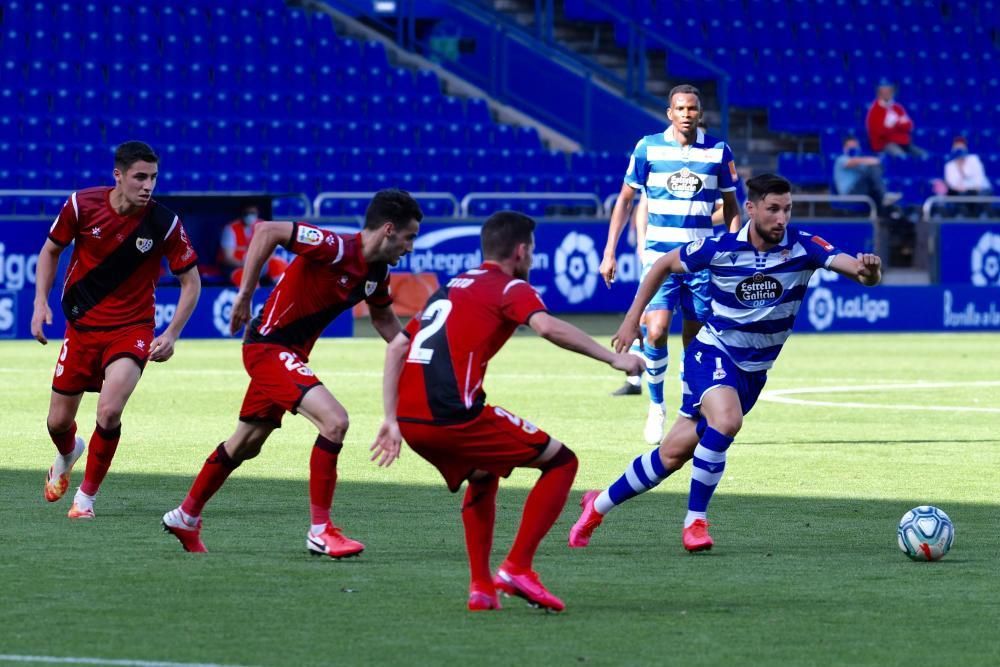 El Dépor rescata un punto ante el Rayo: 3-3