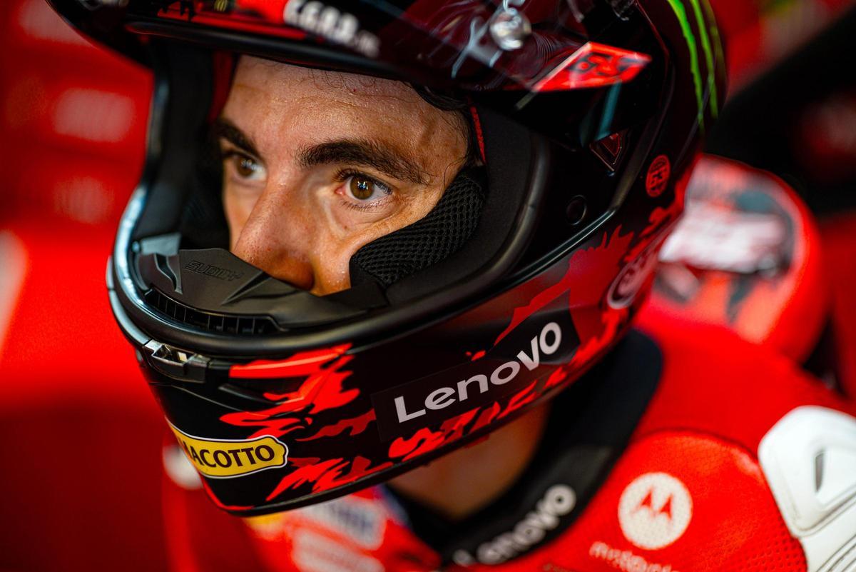 Francesco 'Pecco' Bagnaia sigue inmerso en un descocierto brutal.