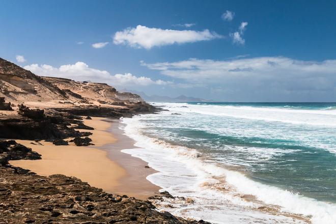 Vista general de la Playa del Viejo Rey, Fuerteventura