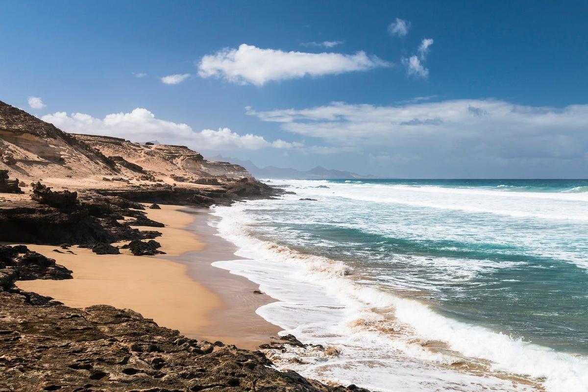 Vista general de la Playa del Viejo Rey, Fuerteventura