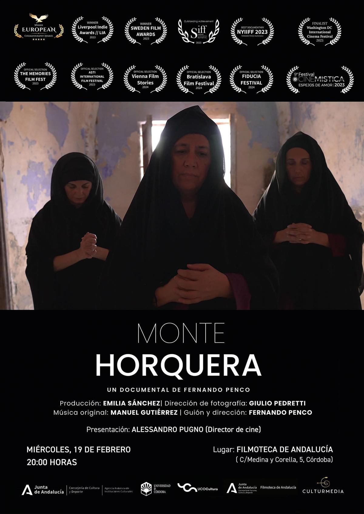 Cartel del documental 'Monte Horquera'.