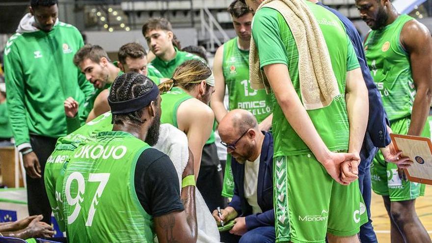 Frederic Castelló, en el partido Amics-Movistar.