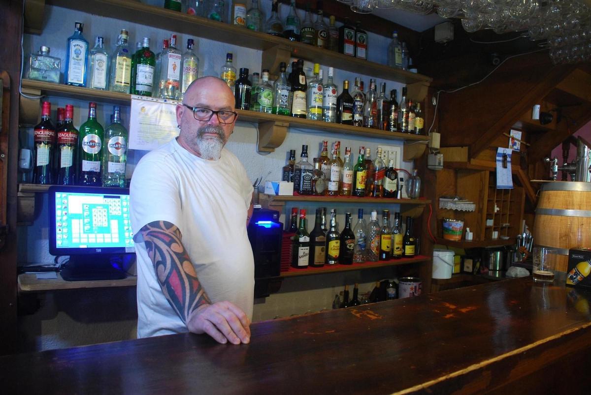 Fernando Fernández, ayer, en La Molinuca.