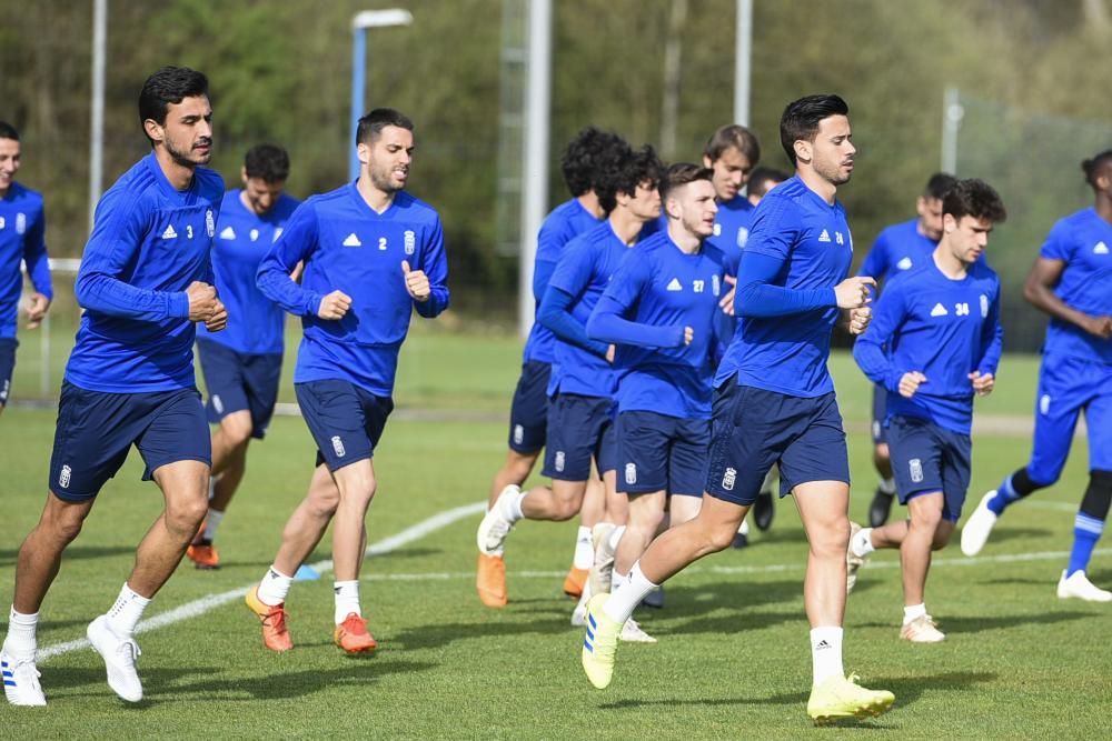 Entenamiento del Real Oviedo