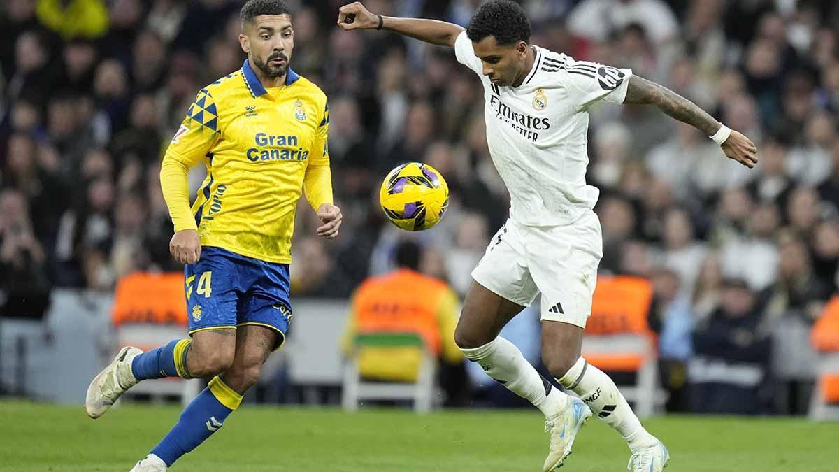 Rodrygo Goes en acción durante el partido ante la UD Las Palmas
