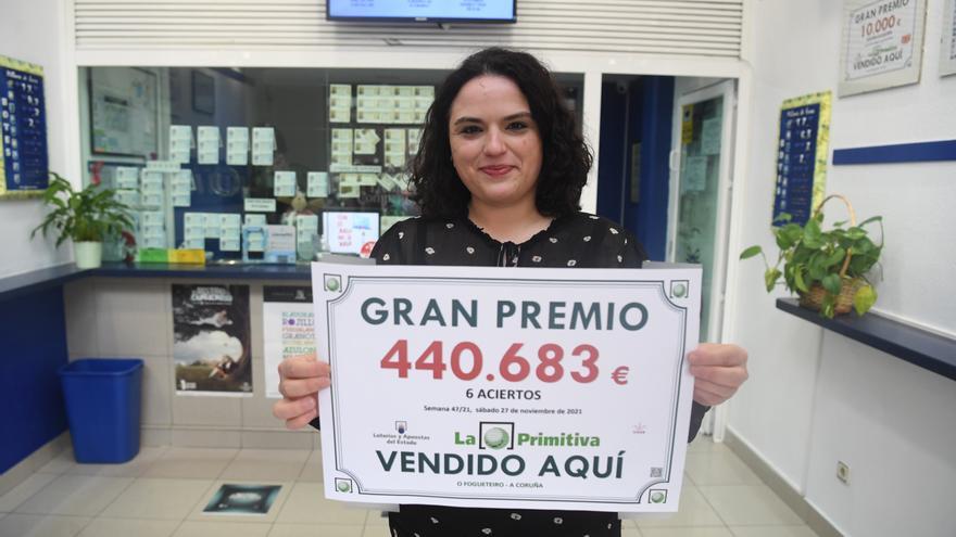 La Primitiva deja un premio de 440.000 euros en la avenida de Hércules de A Coruña