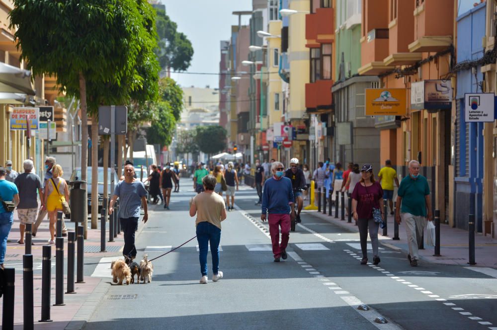 Calles Fernando Guanarteme y Paseo de La Cornisa