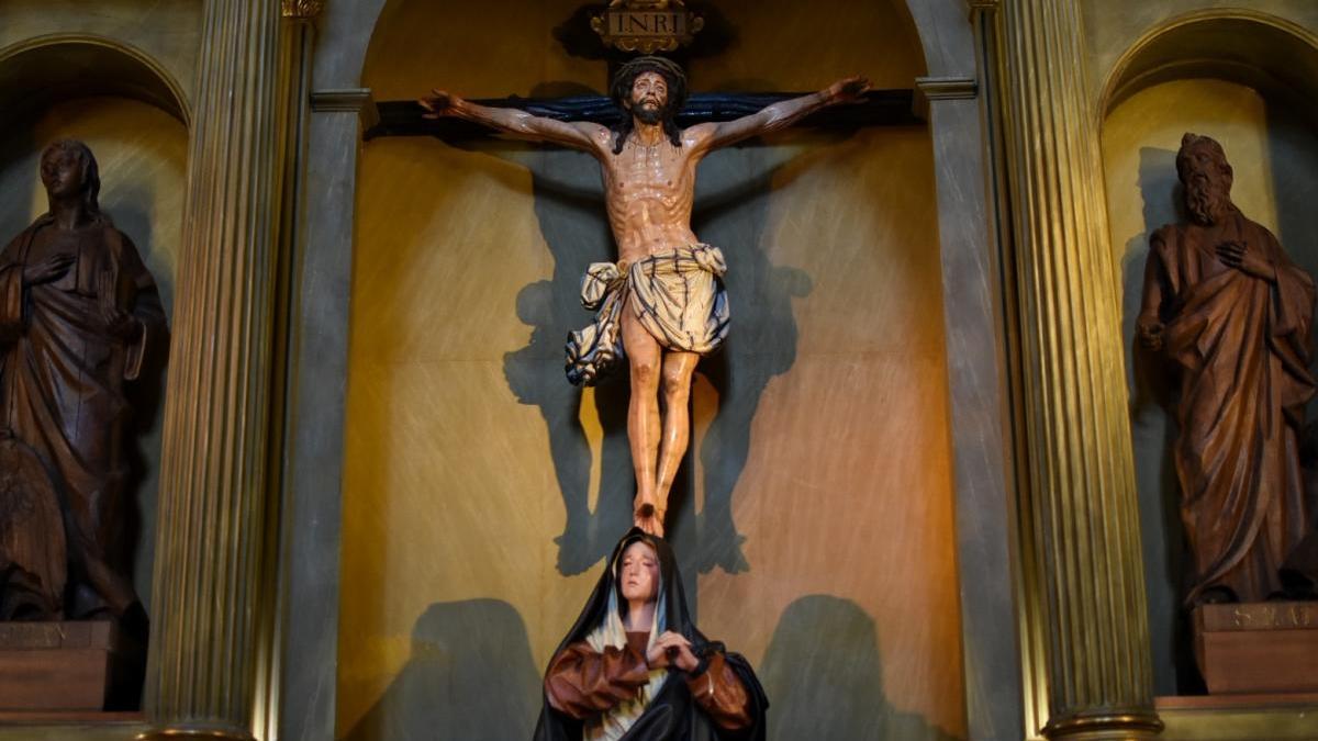 Cristo de la Victoria en la Catedral de Málaga.