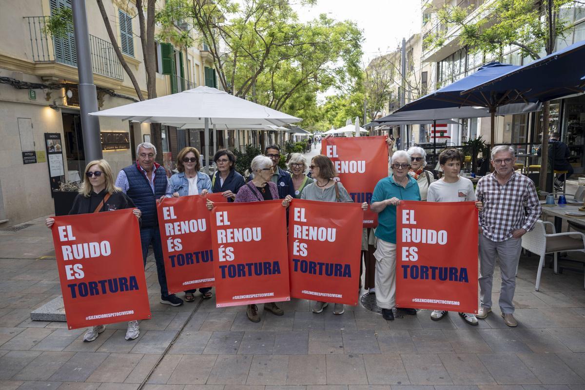 Cuatro asociaciones de vecinos de Palma unen fuerzas para luchar contra el ruido de las calles