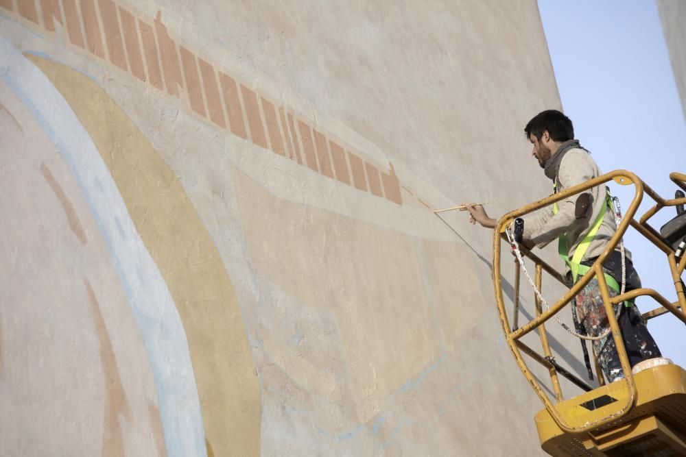 Palma bekommt ein Riesen-Graffiti