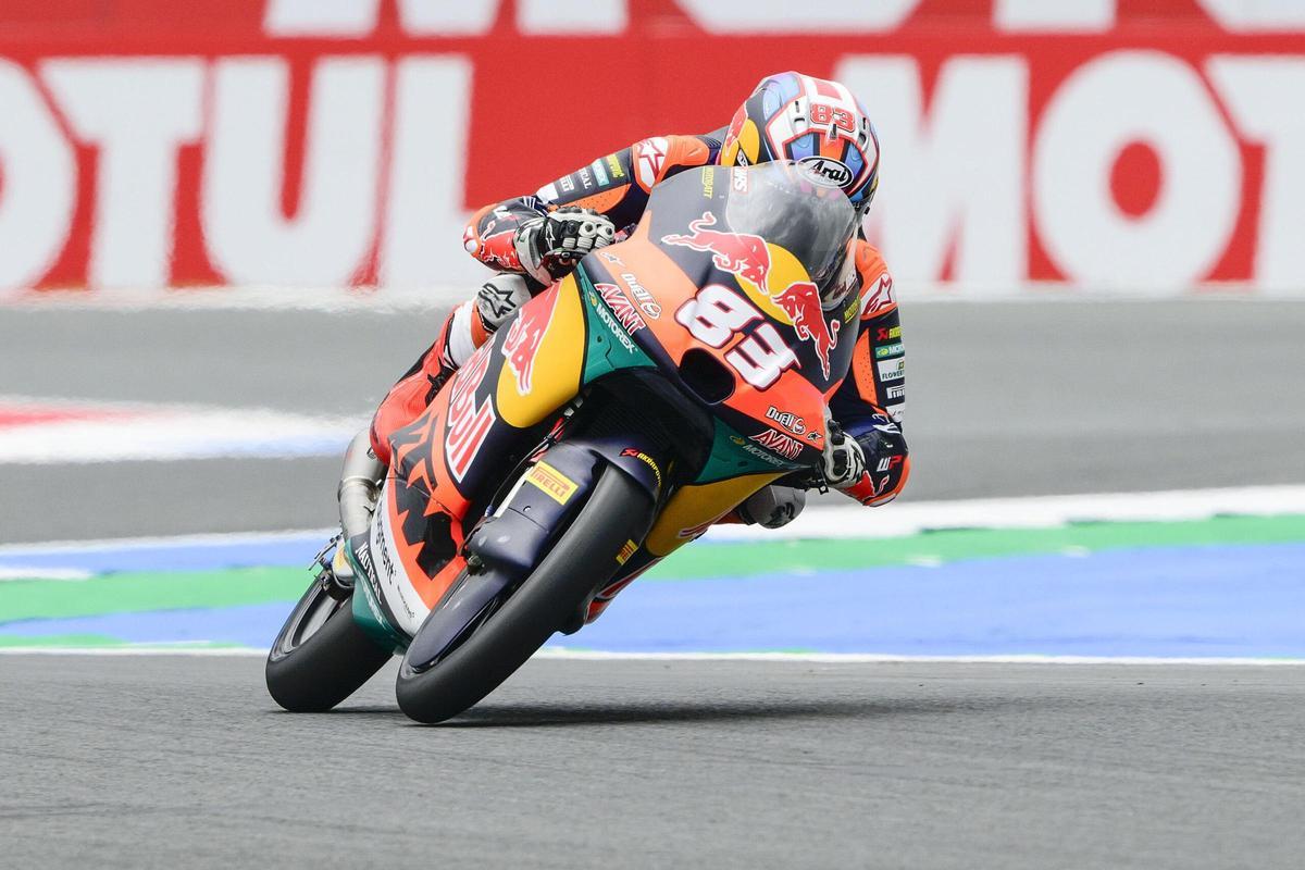 Álvaro Carpe, en los entrenamientos del Gran Premio de Holanda en el circuito de Assen