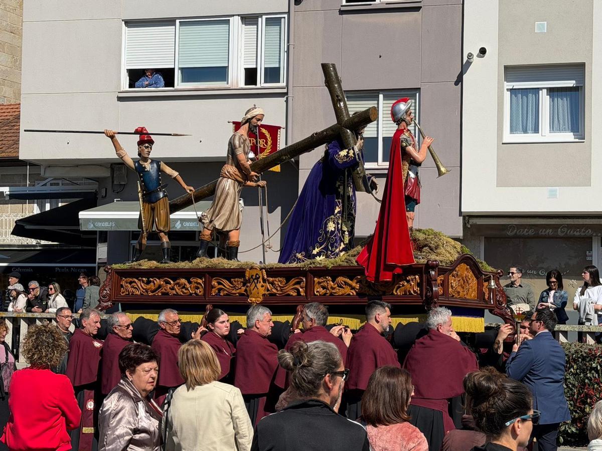 El paso del Nazareno durante la procesión posterior al Santo Encuentro.
