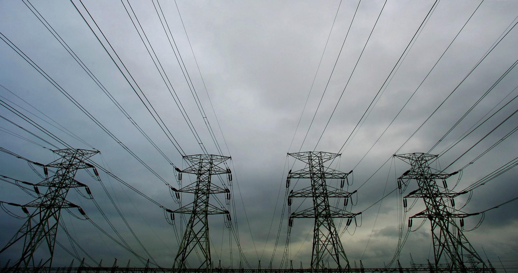 Torres de tendido eléctrico.