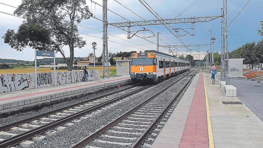 La Diputació reclama millores a l’estació de tren de Camallera