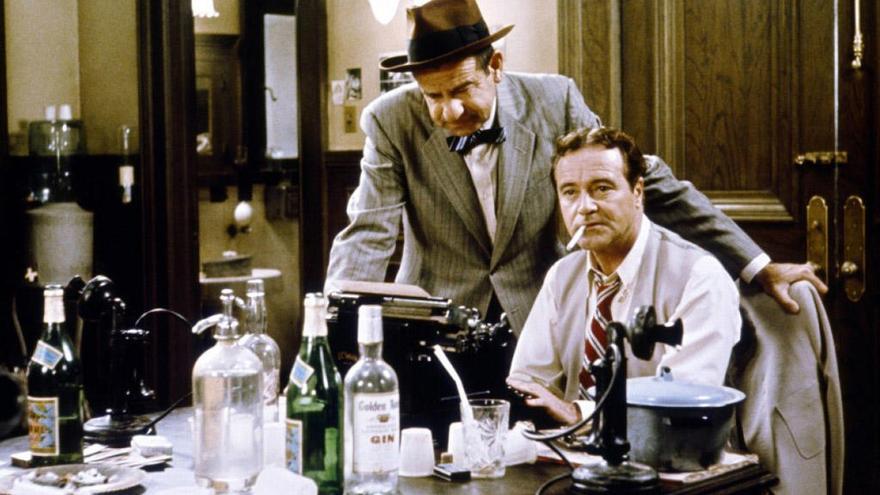 Walter Matthau y Jack Lemmon, en la feroz &#039;Primera plana&#039;, de Wilder.