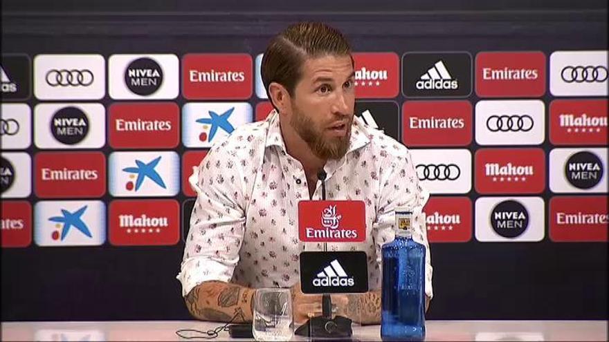 Sergio Ramos: "No me quiero ir del Real Madrid, mi sueño es retirarme aquí"