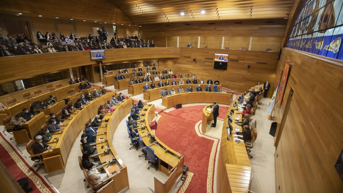 El Parlamento de Galicia cumple 40 años de historia con un acto institucional en la agenda