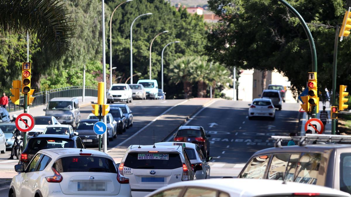 Imagen de las calles de Málaga tras entrar en vigor los nuevos límites de velocidad de 30km/h