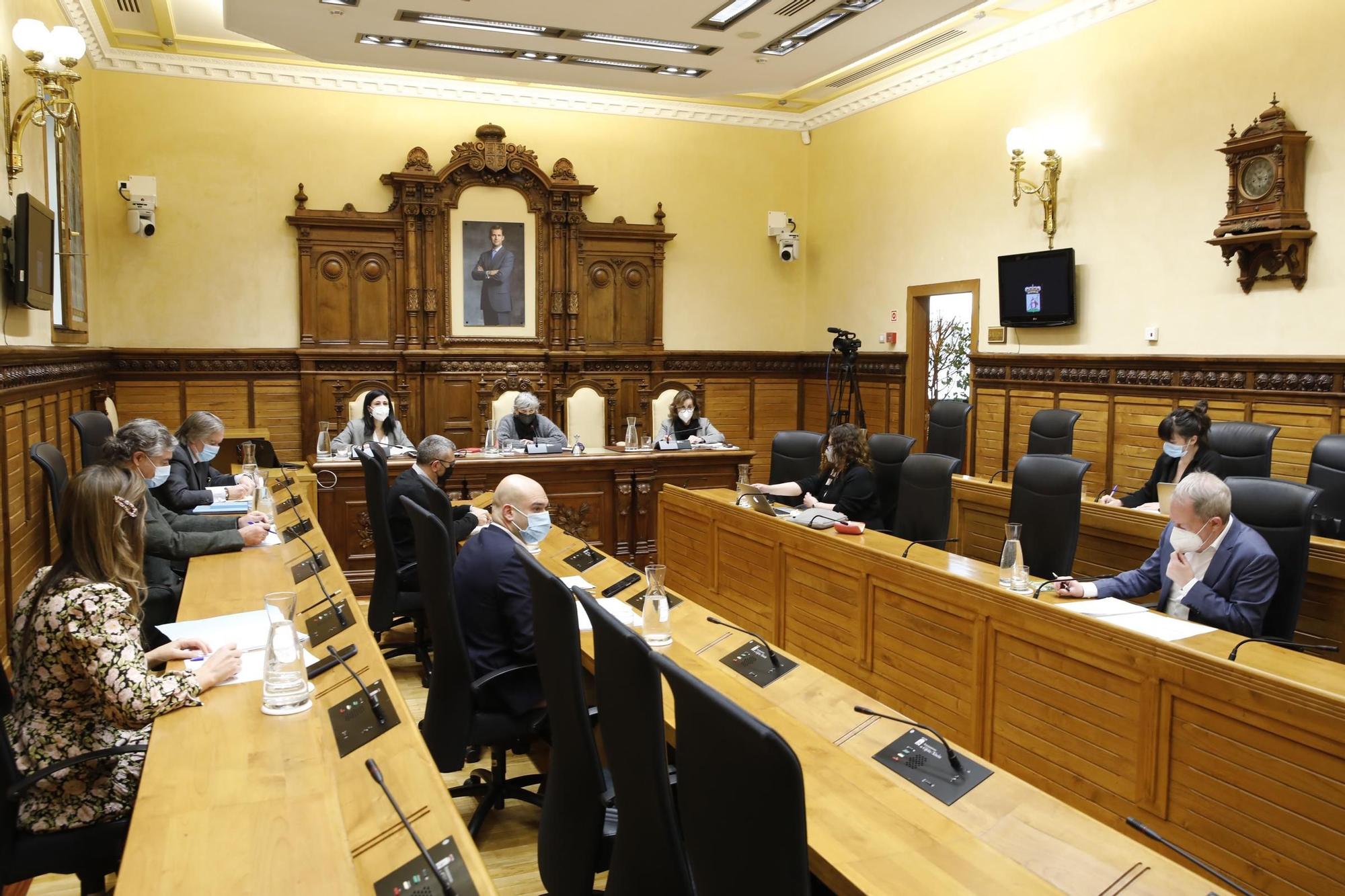 Pleno municipal de enero en el Ayuntamiento de Gijón.