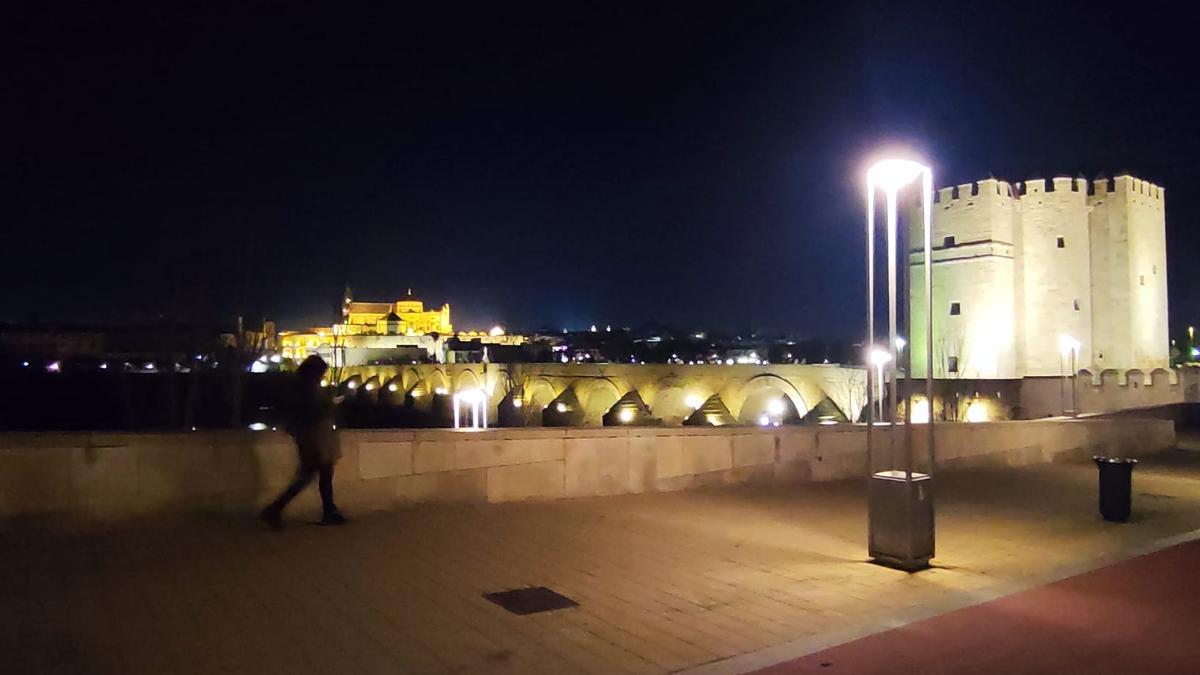 El entorno de la Calahorra, este martes, con las letras ya retiradas.