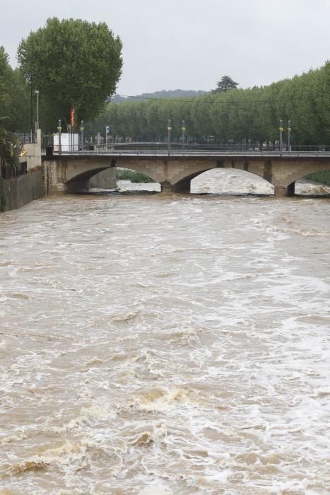 Temporal amb inundacions i creixement dels rius a les comarques gironines (18-22 d'abril de 2020)