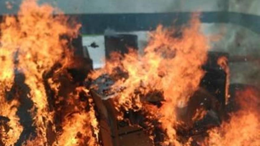 El hospital la Fe sufre un conato de incendio en unos restos de obras