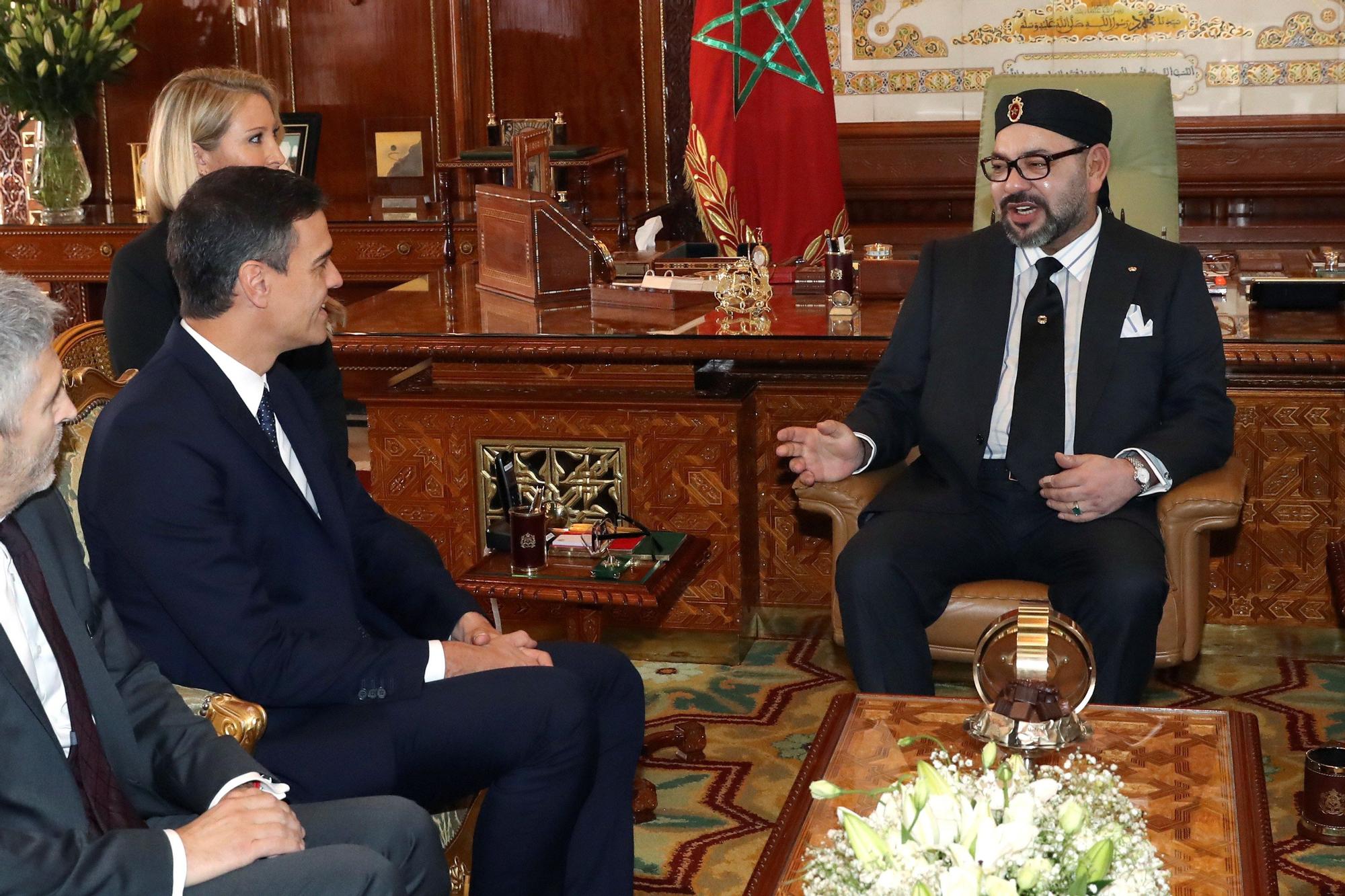 Pedro Sánchez y Mohamed VI, en una imagen de archivo.