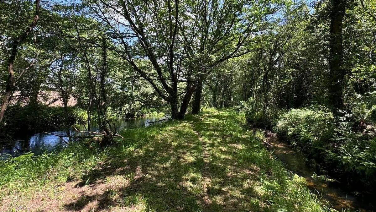 Orilla del río Xallas, en la comarca a la que da nombre y por donde discurrirá la senda