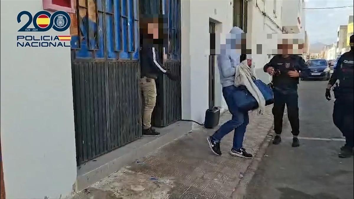 Desarticulada una red dedicada al tráfico de drogas que explotaba a consumidores vulnerables en Fuerteventura