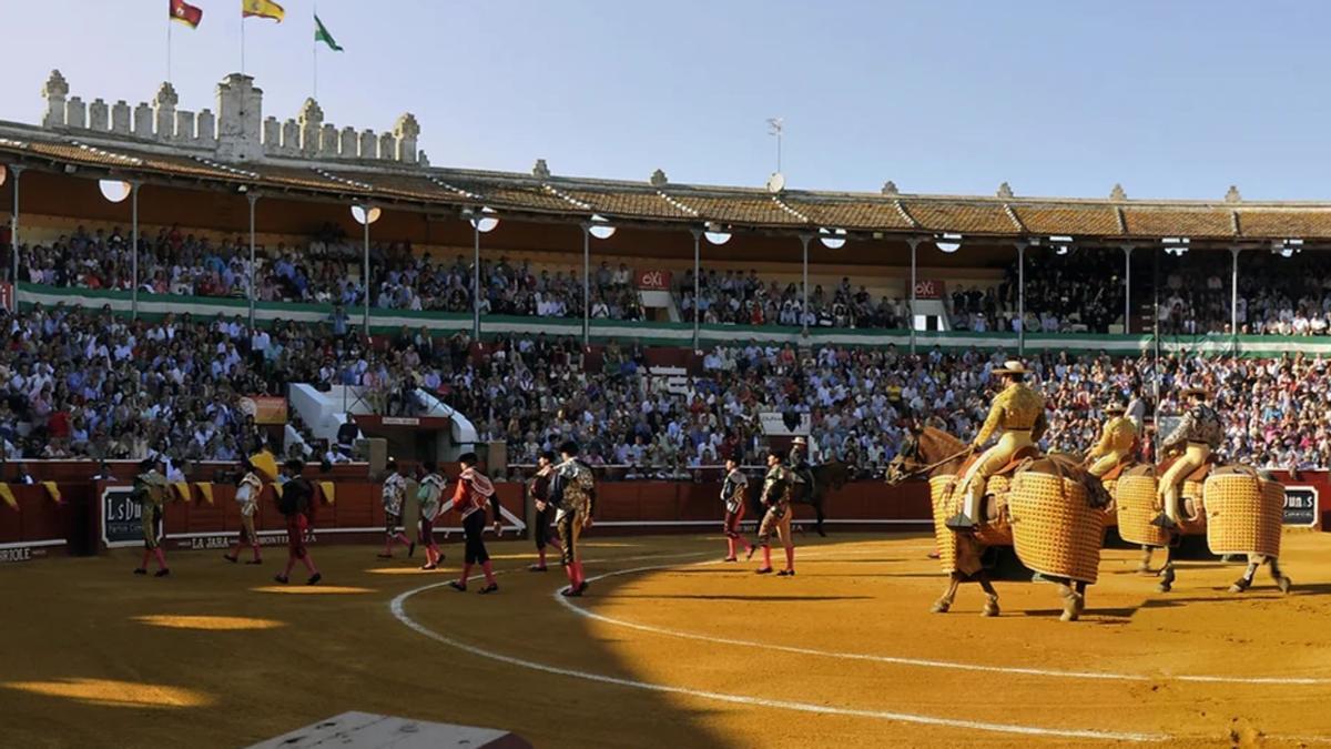 Imagen de archivo de la plaza de toros de Sanlúcar de Barrameda