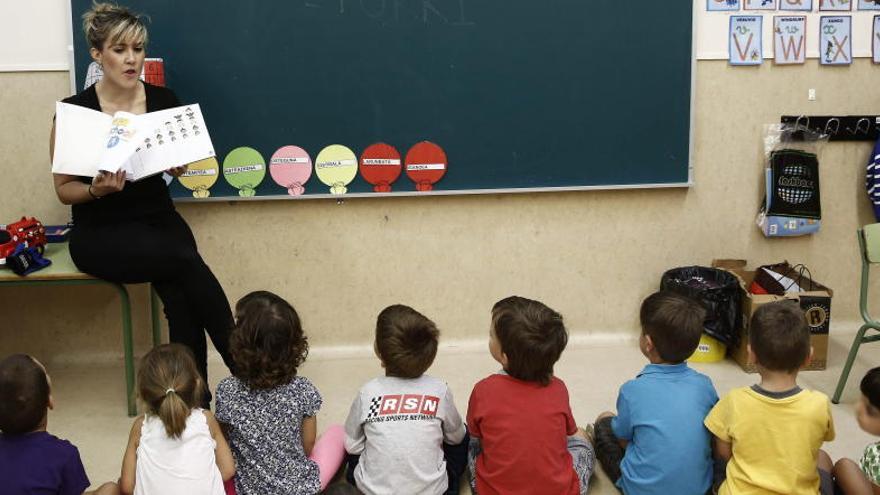 Un grupo de alumnos durante una clase.