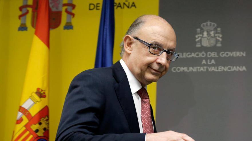 Cristóbal Montoro, en Valencia.