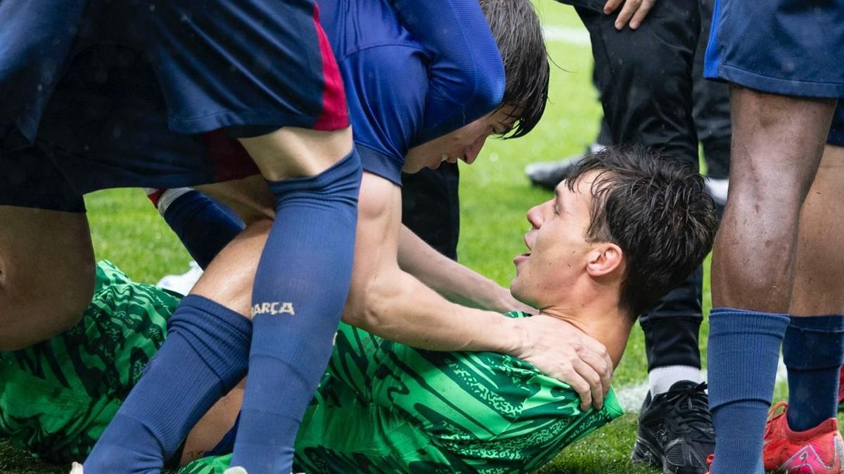 ¡Héroe Kochen! El paradón en la tanda de penaltis que da el pase al Barça en la Youth League