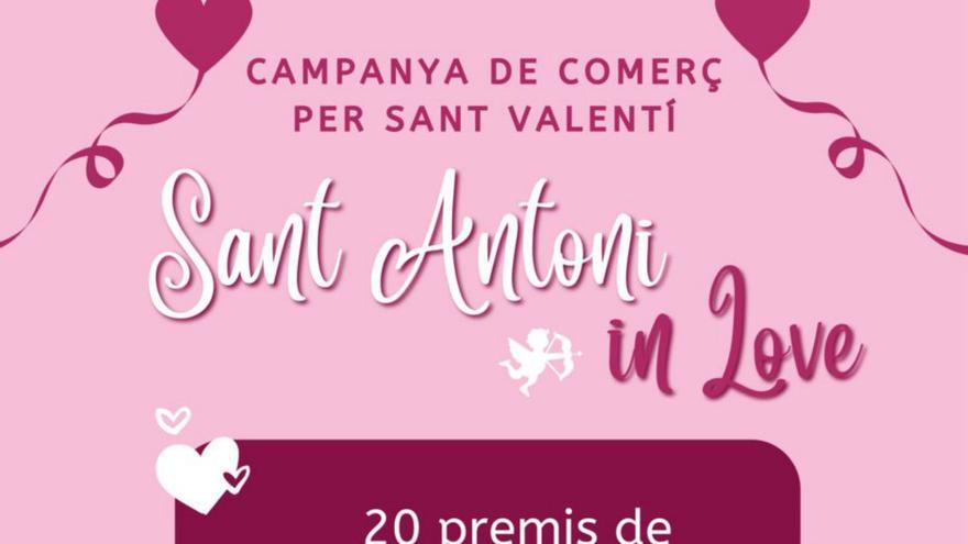 El comercio de Sant Antoni se enamora de San Valentín