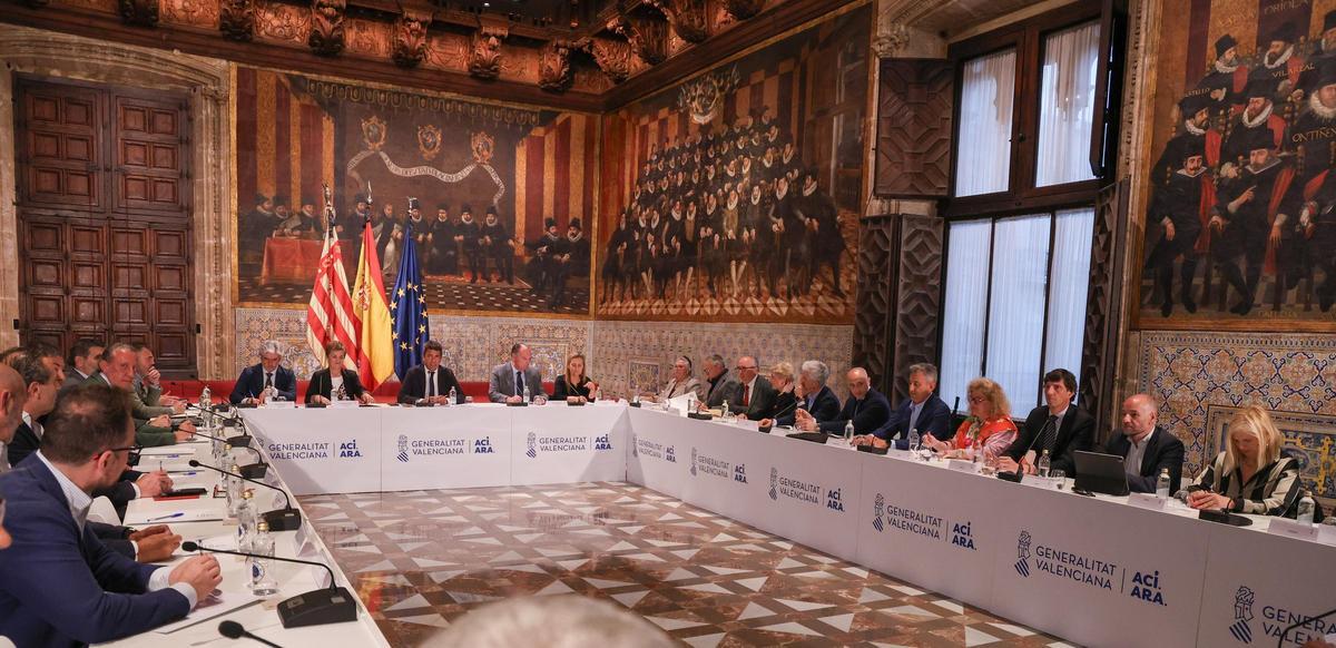 Reunión de la mesa de seguimiento.