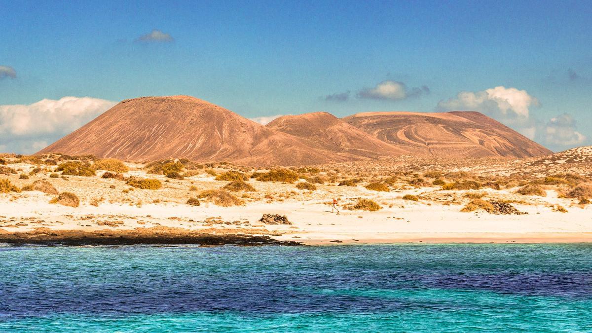 Tramo costero de La Graciosa, al norte de Lanzarote