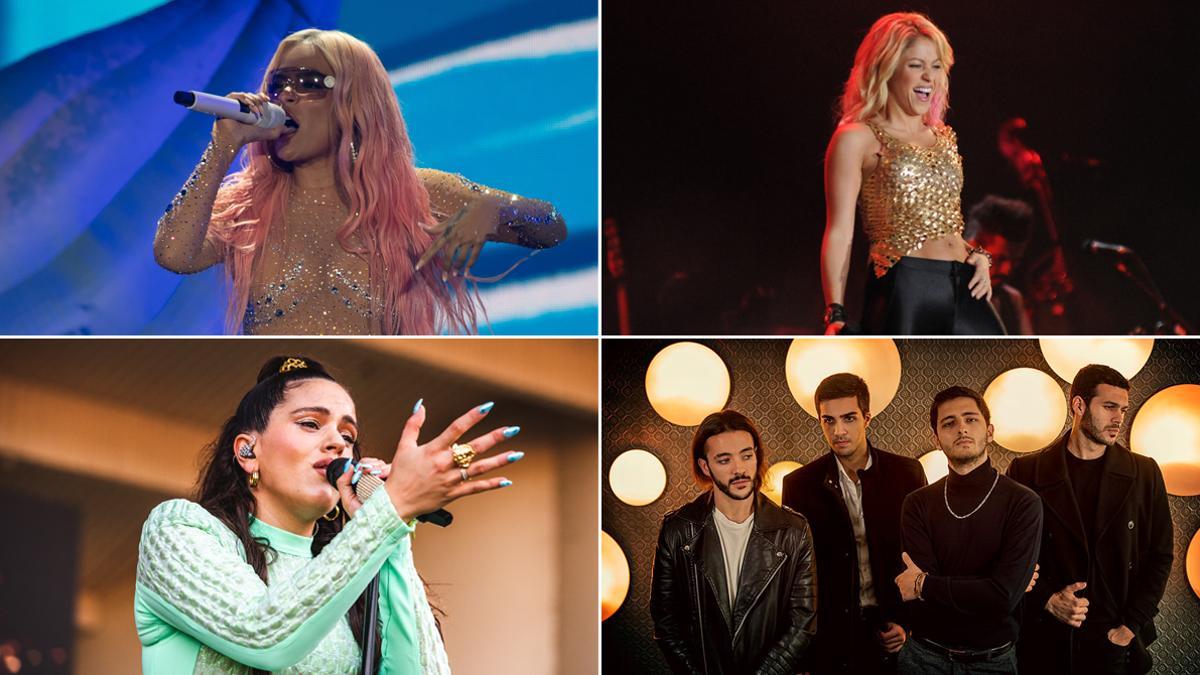 Karol G, Shakira, Rosalía y Arde Bogotá, algunos de los nominados a los Premios Grammy Latinos 2023.