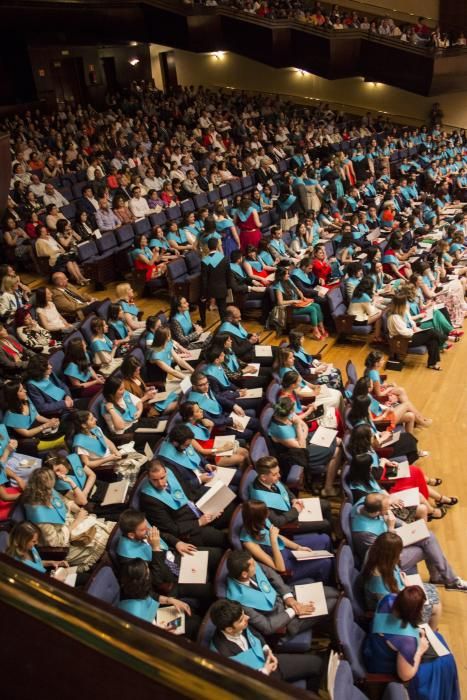 Graduación de la Facutad de Filosofía y Letras en el Auditorio