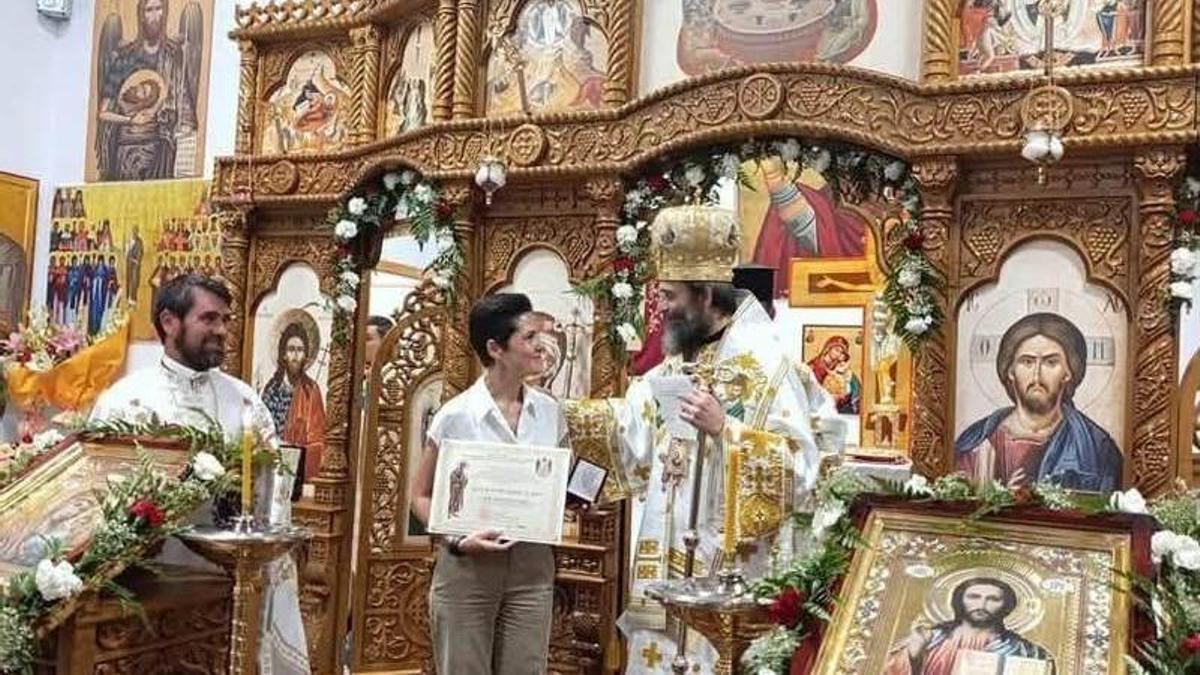 Raquel del Puerto, alcaldesa en funciones, estuvo en el homenaje.