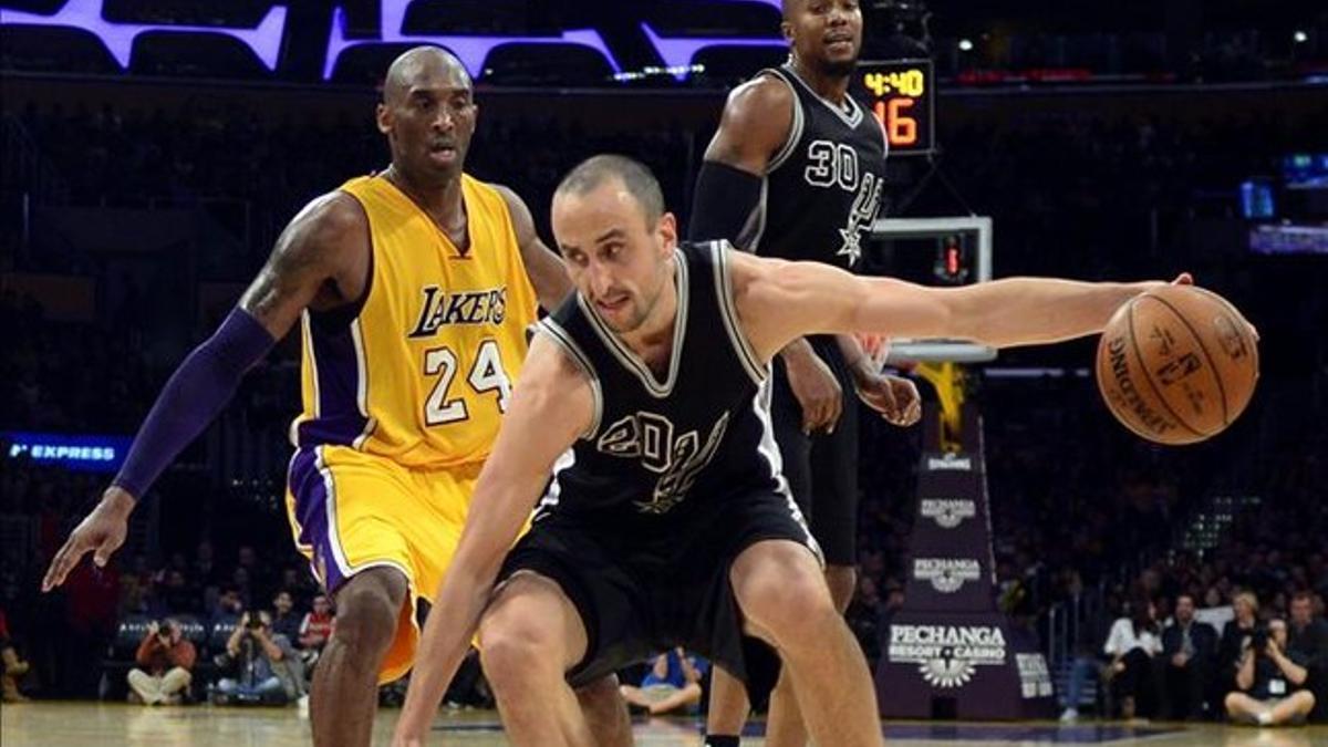 Ginobili estaba disputando su última temporada