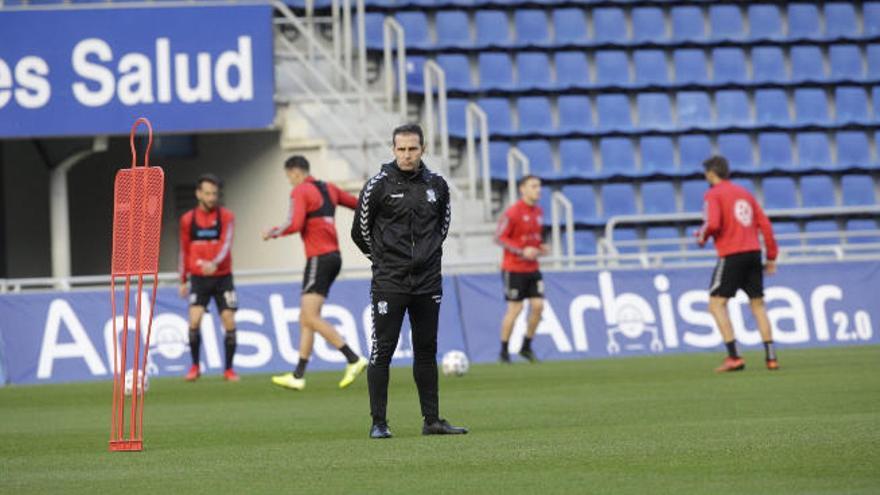 Rubén Bajara durante un entrenamiento.