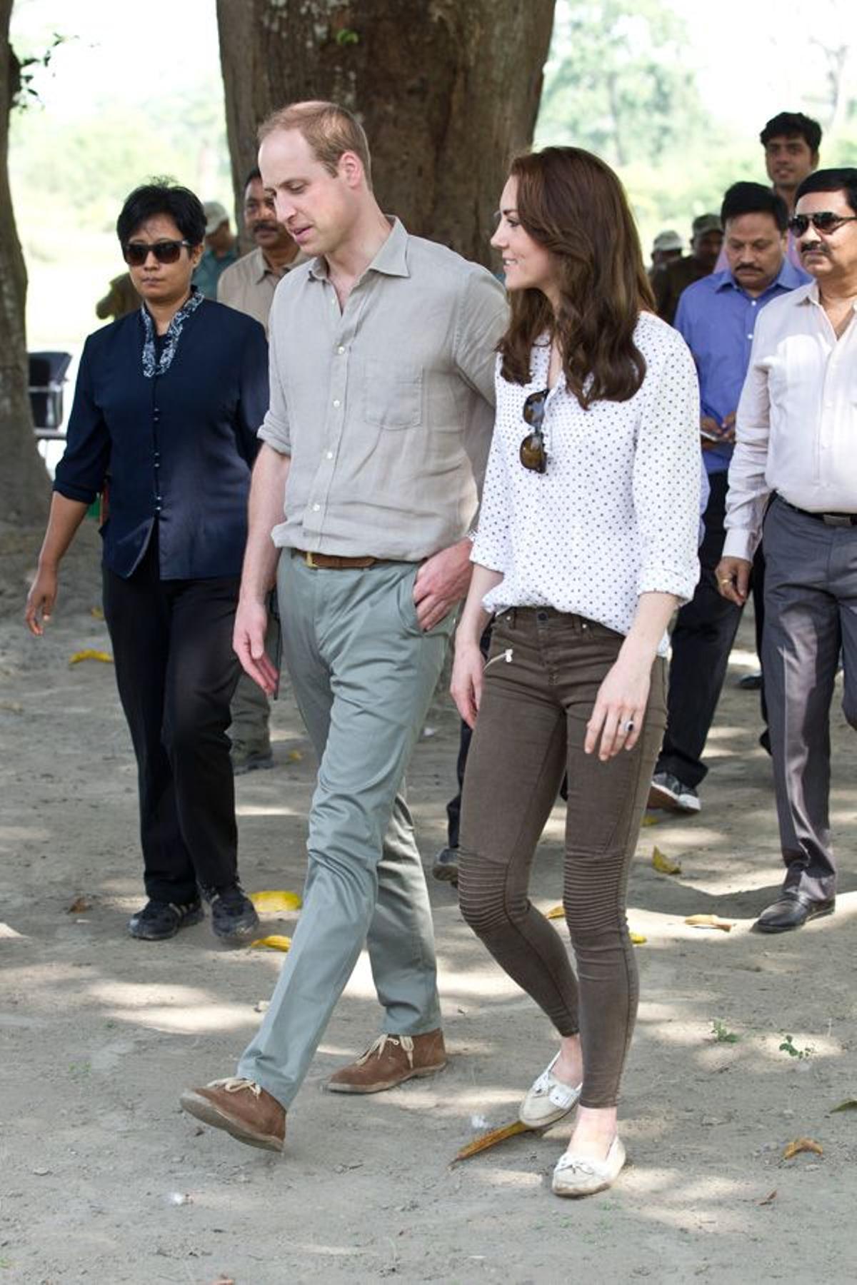 El look de Kate Middleton con pantalones de Zara