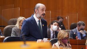 El presidente de Aragón, Javier Lambán.